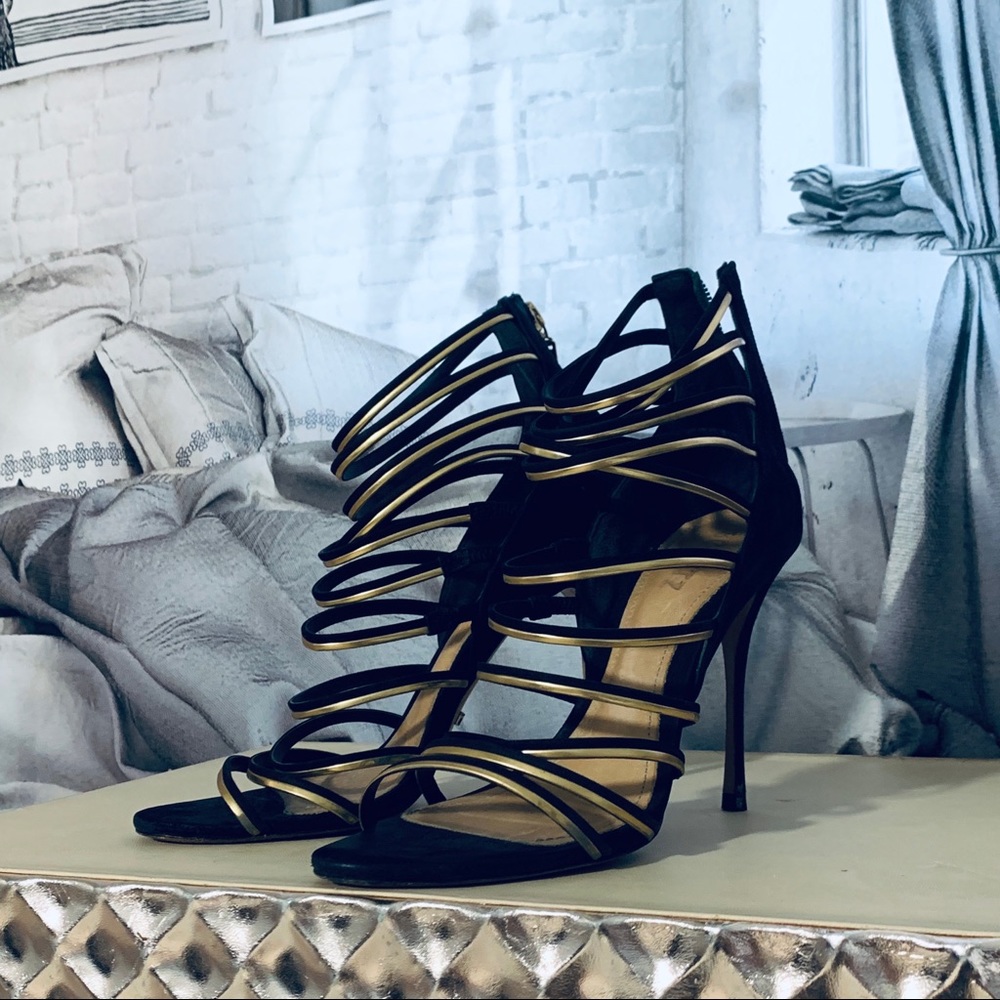 Sexy Strappy Schutz Heels - Picture 3 of 8